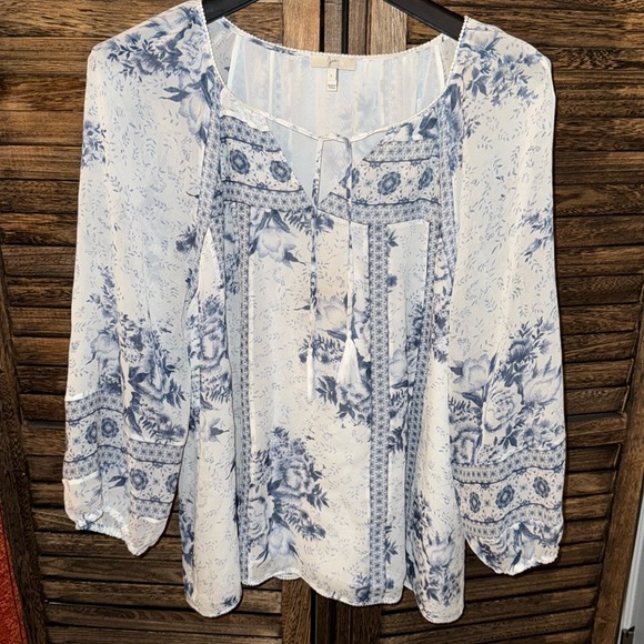 Joie Tops - Silk L layered lightweight blouse